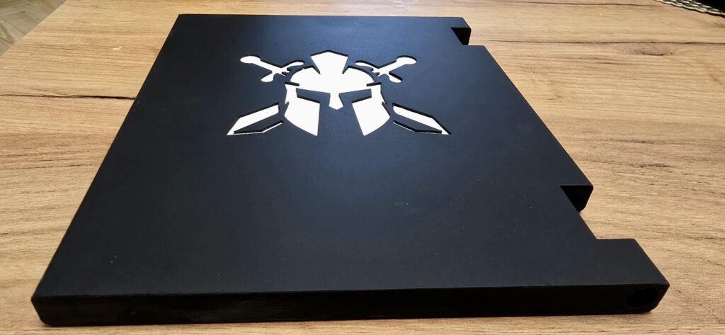 Składany case na tablet do gier typu D&D  - piaskowany z powłoką żywiczną